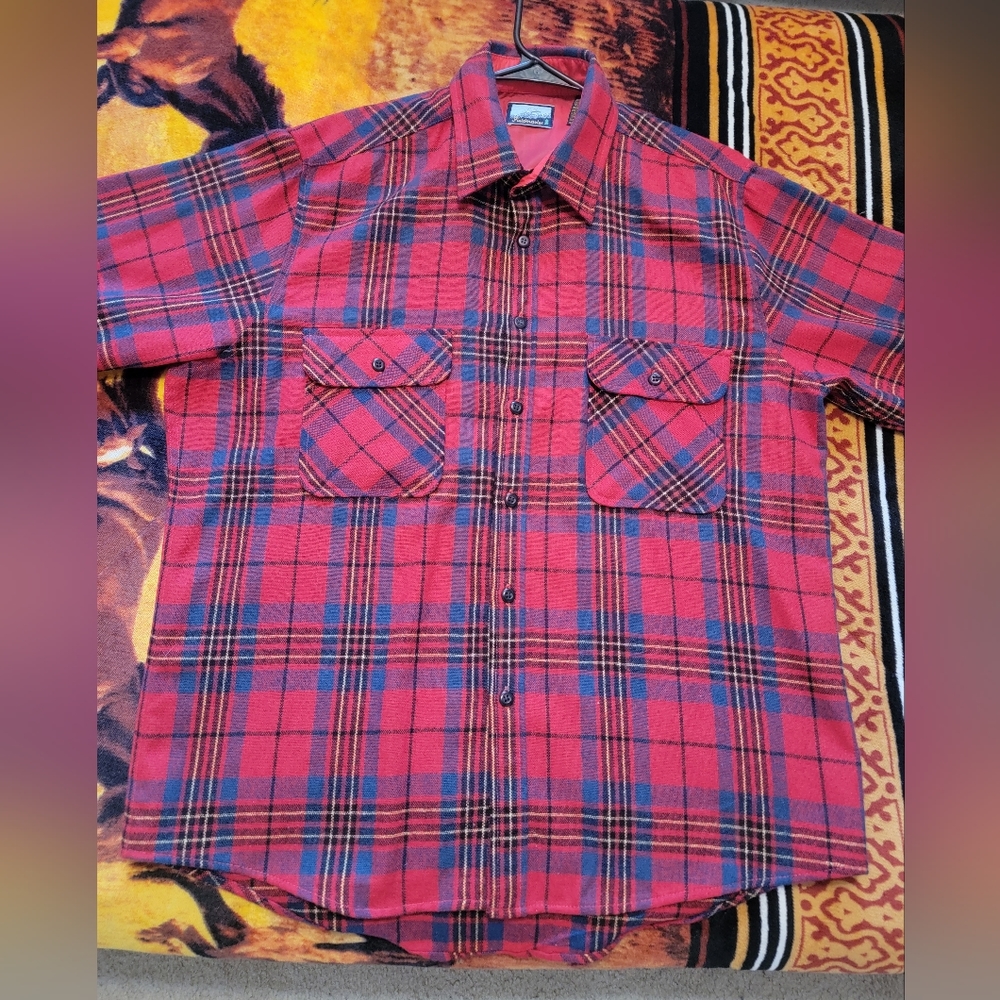FieldMaster Large plaid Long Sleeve